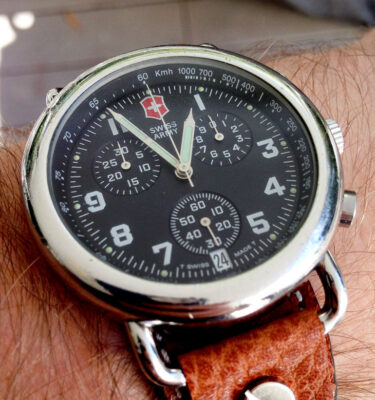 Victorinox Swiss Army – 24345 – Cavalry Chronograph, Black Dial