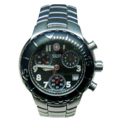 Victorinox Swiss Army – 24395 – Garrison Ratchet Chronograph, Bracelet (Round Logo)