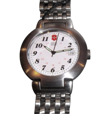 Victorinox Swiss Army – 24398 – Cavalry II Large, White Dial, Bracelet