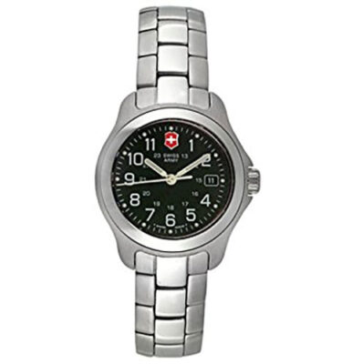 Victorinox Swiss Army – 24569 – Officer’s LS, Black Dial, Bracelet