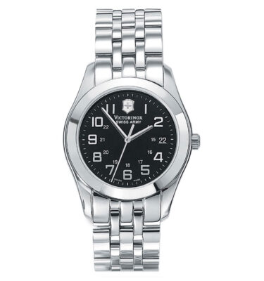 Victorinox Swiss Army – 24657 – Alliance, Black Dial, Bracelet