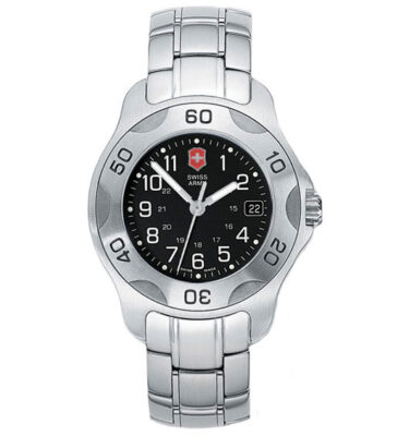 Victorinox Swiss Army – 24685 – Officer’s LS Ratchet, Black Dial, Bracelet