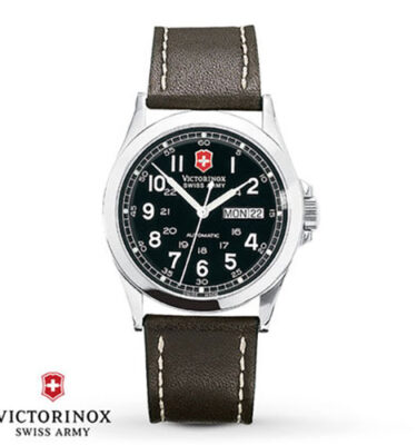 Victorinox Swiss Army – 24695 – Infantry Mechanical Day-Date, Black Dial