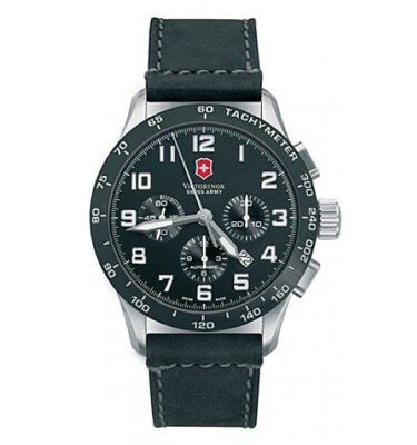 Victorinox Swiss Army – 24783.1 – Airboss Mach 6 Mechanical, Black Dial