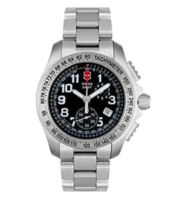 Victorinox Swiss Army – 24786 – Ground Force 60/60 Chrono Black, Bracelet