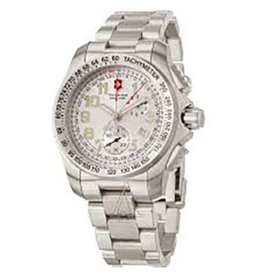 Victorinox Swiss Army – 24788 – Ground Force 60/60 Chrono Silver, Bracelet