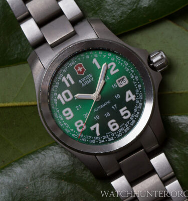 Victorinox Swiss Army – 24794 – Ground Force Mechanical Limited Edition – Green Dial (200 made)