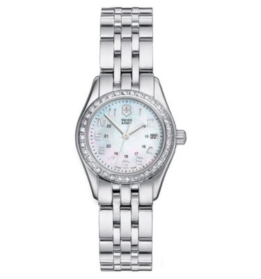 Victorinox Swiss Army – 24831 – Alliance Diamond Bezel with MOP (Mother of Pearl) Dial, Bracelet