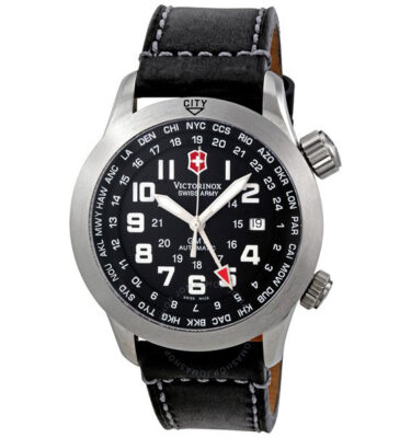 Victorinox Swiss Army – 24832 – Airboss Mach 5 GMT, Black Dial