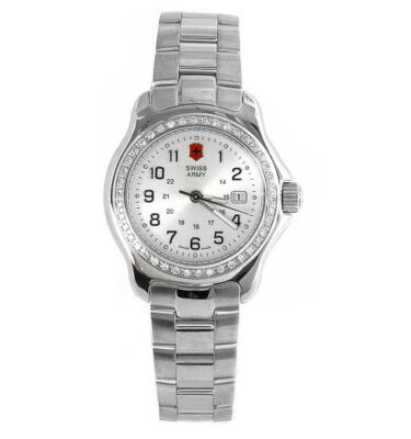 Victorinox Swiss Army – 24851 – Officer’s 1884 Diamond Bezel, Ladies, Bracelet