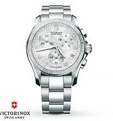 Victorinox Swiss Army – 249002 – Chrono Classic Lady, White MOP (Mother of Pearl), Bracelet