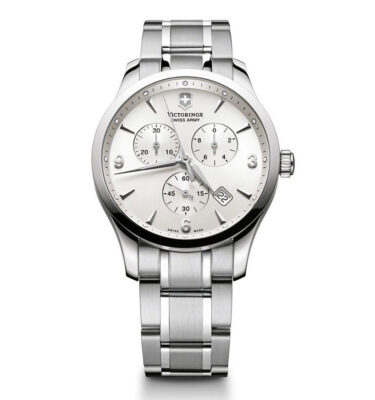 Victorinox Swiss Army – 249033 – Alliance Chrono, Silver Dial, Bracelet