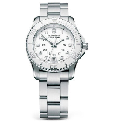 Victorinox Swiss Army – 249051 – Maverick GS Mid-Size, White, Bracelet