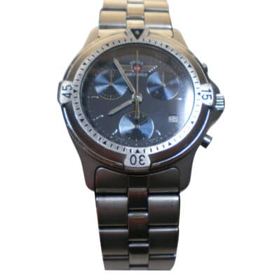Victorinox Swiss Army – 9g-400-blue – SAF 9G-400 Professional Chrono, Blue Dial, Bracelet