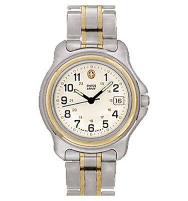 Victorinox Swiss Army – V.25301 – Officer’s Two-Tone Small, Bracelet (Round Logo)