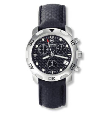 Victorinox Swiss Army – V.722C.119 – V7-22 Chrono-Racer, Black Carbon Fiber – Strap