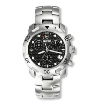 Victorinox Swiss Army – V.722C.209 – V7-22 Chrono-Racer, Black Carbon Fiber – Bracelet