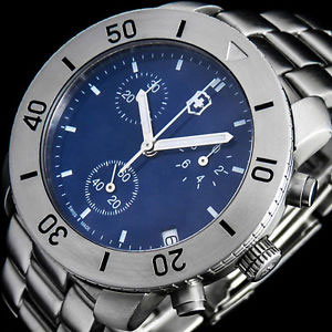 Victorinox Swiss Army – v7-12-chrono-blue – V7-12 Chrono, Blue – Bracelet