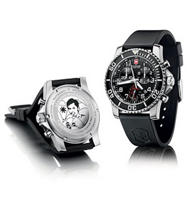 Victorinox Swiss Army – pacman-le2 – Maverick II, Manny-Pacquaiao “Pac Man” Black Limited Editiion Chrono 2009 (1,000 made)